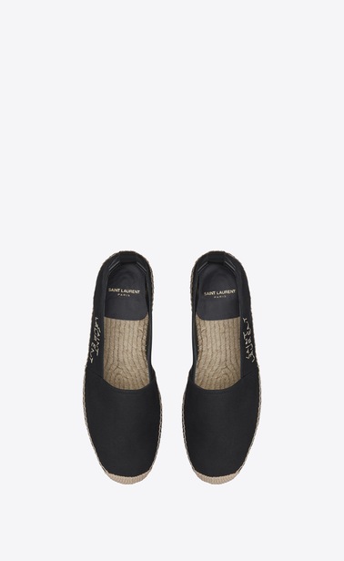 embroidered espadrille in canvas
